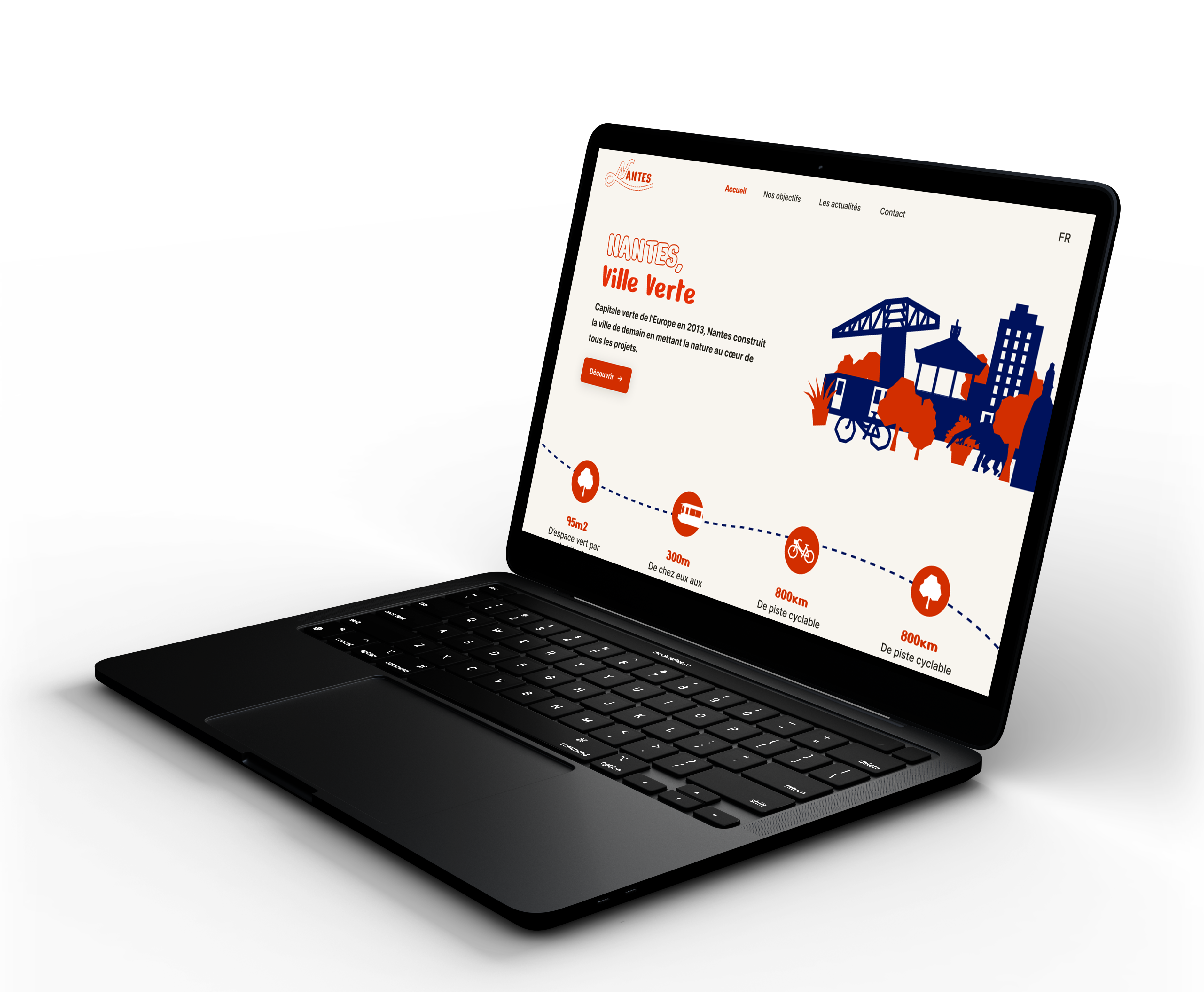 mockup présentant le site Internet