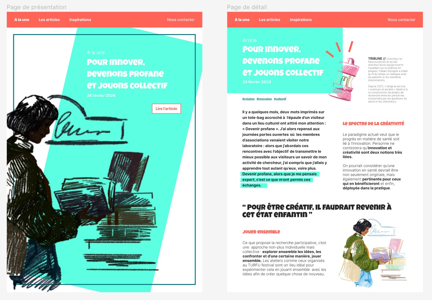 Présentation du magazine graphique